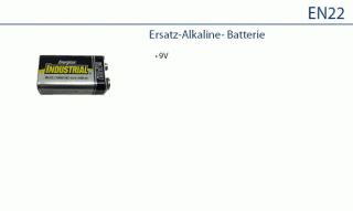 Daitem EN22 Alkaline 9-V-Blockbatterie