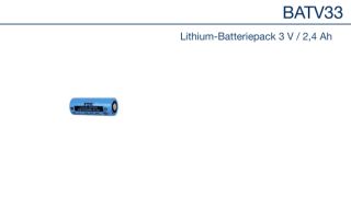 Daitem BATV33 Lithium-Batteriepack 3V/2,4Ah