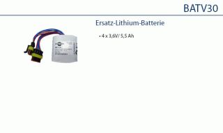 Daitem BATV30 Lithium-Batteriepack (4x3,6V/5,5Ah)