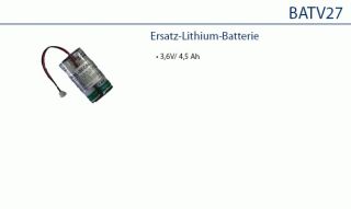 Daitem BATV27 Batterie-Lithium für Druckknopfmelder