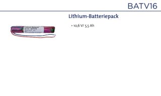 Daitem BATV16 Lithium-Batteriepack 10,6V