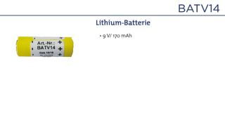 Daitem BATV14 Lithium-Batterie 9V / 170mAh