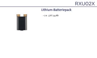 Daitem RXU02X Lithium-Batteriepack 2x 3V/2,4AHh