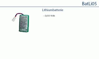 Daitem BATLI05 Lithium-Batteriepack 3,6V / 4Ah