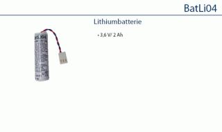 Daitem BATLI04 Lithium-Batteriepack 3,6V / 2Ah