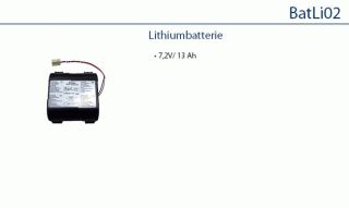 Daitem BATLI02 Lithium-Batteriepack 7,2 V / 13 Ah