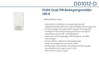 Daitem DD1012-D Draht-PIR-Bewegungsmelder VdS B