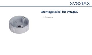 Daitem SV821AX Montagesockel Höhe 32mm