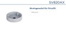 Daitem SV820AX Montagesockel Höhe 34mm