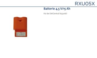 Daitem RXU05X Alkaline-Batteriepack 4,5V 15Ah