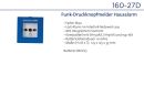 Daitem 160-27D Funk-Druckknopfmelder Hausalarm, blau