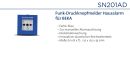 Daitem SN201AD Funk-Druckknopfmelder Hausalarm, blau