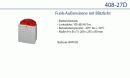 Daitem 408-27D Funk-Außensirene mit Blitzlampe...