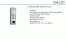 Daitem 564-27D Transponder-Leser Sesam, alu (eloxiert...