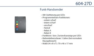 Daitem 604-27D Funk-Handsender 4 Tasten