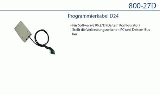 Daitem 800-27D Programmierkabel D24