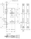 BMH Haustürpanikschloss 3413 PZW Panik E