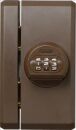 ABUS FTS106 Fenster-Zahlenschloss – Braun
