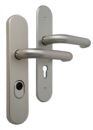 Alu-Drückergrt. mit Kernziehschutz F2 92mm