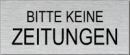 Aluminium-Klebeschilder in Edelstahloptik 60x25x1 mm...