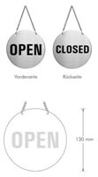Wendeschilder / Motiv: Open/Closed
