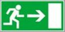 Rettungswegschilder / Symbol rechts