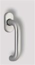 Fenstergriffe mit Rasterung, 7 mm Vierkant 40052 EDELSTAHL