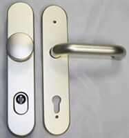 Alu-Schutzwechselgrt. mit Kernziehschutz/F1 92 mm / Zyl.-vorstand 10-15 mm / ES1