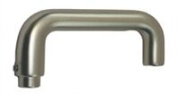 Drückerlochteil / U-Form / F2-elox.