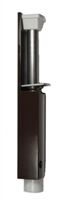 Türfeststeller  braun, Hub 60mm, Mechan. aus Niro