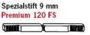 Dorma P120 FS-9mm geteilter Panikstift