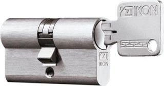 IKON SK6-NP Profilzylinder mit Sperr-Nocke im Vectorprofil inkl. 3 Schlüssel